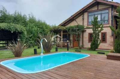 Chácara com 4 dormitórios, 268 m² - mandú - pindamonhangaba/sp.