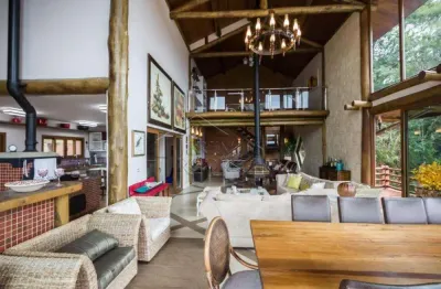 Casa com 6 dormitórios, 700 m² - condomínio parque da mantiqueira - santo antônio do pinhal/sp