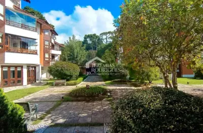 Apartamento para venda com 3 dormitórios, 196 m² no edifício bosque dos cedros em campos do jordão/sp