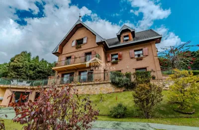 Casa para venda e locação com 5 suítes no jardim véu da noiva em campos do jordão/sp