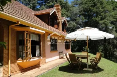 Casa com 4 dormitórios, 600 m² - descansópolis - campos do jordão/sp.