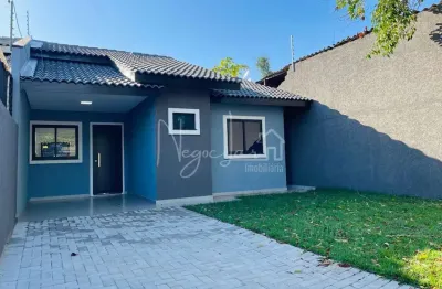 Portal da foz, casa com 03 quartos e espaço de fundos, foz do iguacu - pr