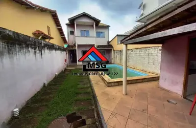 Casa em condomínio fechado com 4 quartos à venda na estrada do mendanha, campo grande, rio de janeiro, 147 m2 por r$ 850.000