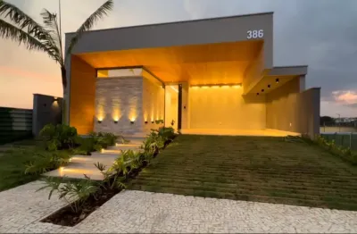 Casa sofisticada no condomínio tamboré uberlândia - 3 suítes + escritório
