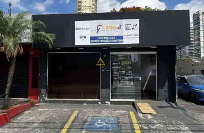 Salão Comercial para Locação em São Paulo, Brooklin Paulista, 1 dormitório, 2 banheiros, 3 vagas