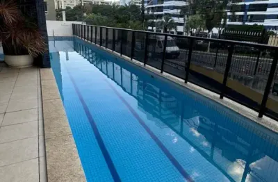 Apartamento 1/4 mobiliado e decorado  para locação em alphaville 1