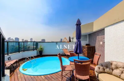 Cobertura com 3 dormitórios à venda, 180 m² por r$ 1.750.000,00 - anália franco - são paulo/sp