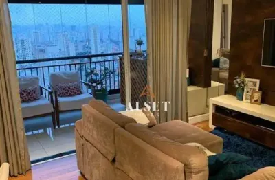 Apartamento porteira fechada com 3 dormitórios e varanda gourmet na mooca