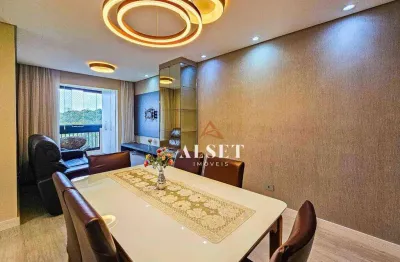 Apartamento porteira fechada com vista eterna para o parque piqueri - 3 dormitórios à venda, 73 m² por r$ 850.000 - tatuapé - são paulo/sp