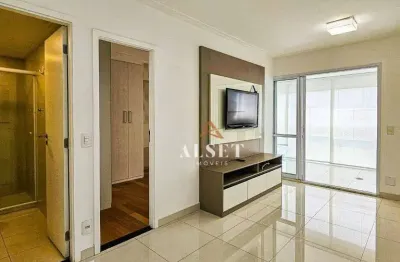 Apartamento com 1 dormitório para alugar, 52 m² por r$ 4.794,00/mês - anália franco - são paulo/sp