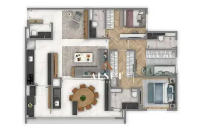 Apartamento com 3 dormitórios à venda, 122 m² por r$ 1.910.000,00 - vila regente feijó - são paulo/sp