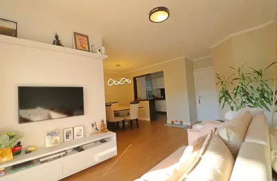Porteira fechada! apartamento mobiliado com 2 vagas – vila nova, jaraguá do sul