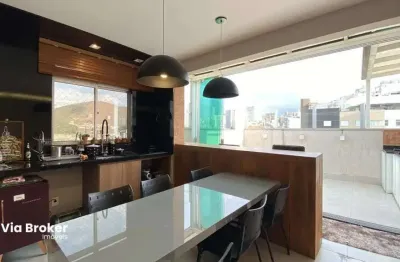 Cobertura com 3 quartos à venda na Rua Professora Bartira Mourão, 587, Buritis, Belo Horizonte