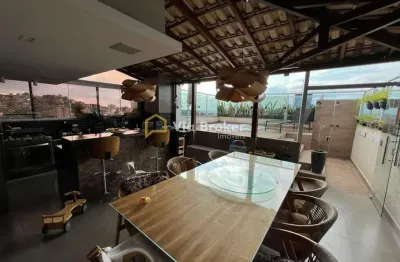 Cobertura à venda, no condomínio residencial portinari residence,  em belo horizonte, buritis, com 4 quartos, 220m²