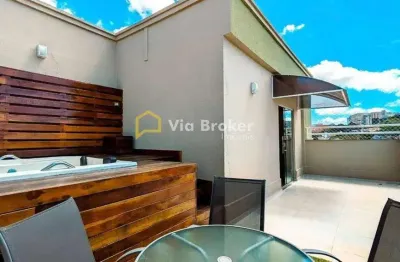 Cobertura à venda, no ville de concorde,  em belo horizonte, estoril, com 3 quartos, 142m²