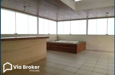 Cobertura à venda, no condomínio edifício theobaldo,  em belo horizonte, buritis, com 4 quartos, 230m²