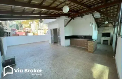 Cobertura à venda, no condomínio inca,  em belo horizonte, buritis, com 3 quartos, 200m²