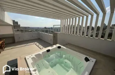 Cobertura à venda, no condomínio edificio louis costa,  em belo horizonte, buritis, com 5 quartos, 222m²