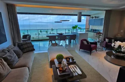 Apartamento de alto luxo no dazur odebrecht  com 4 suítes frente mar
