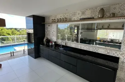 Linda casa em alphaville litoral norte 2 3 suítes piscina mobiliada