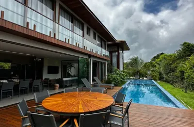Casa em praia do forte com 6 suítes mobiliada praia bella