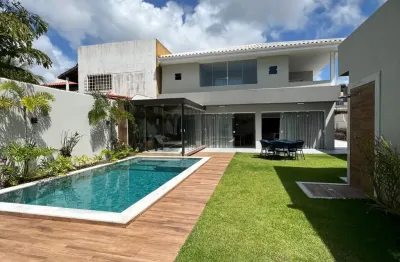 Linda casa em vilas do atlantico com 5 suítes porteira fechada alto padrão