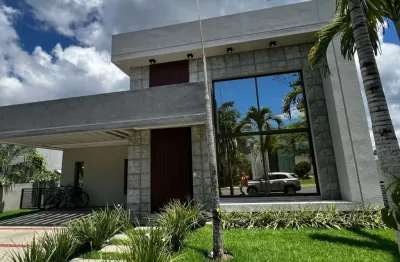 Casa mobiliada em alphaville litoral norte 1 com  3 suítes reformada