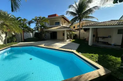 Casa em cond fechado com 4 suites e piscina em lauro de freitas no jardim atlantico residencial