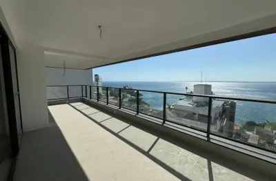 Apartamento a venda com 3 suítes e vista mar na ladeira da barra na mansão carybé