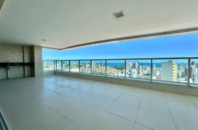 Apartamento a venda no riservetto graça com 4 suites vista mar