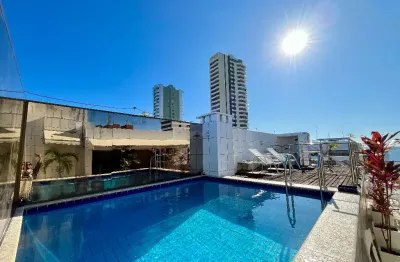 Cobertura a venda no corredor da vitoria com 2 suites piscina e vista mar