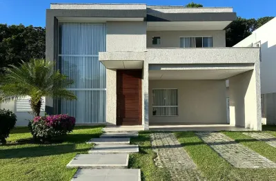 Casa a venda em alphaville litoral norte 3 com 4 quartos nova piscina e área gourmet
