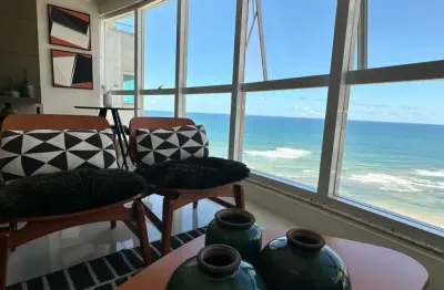 Cobertura a venda no pituba privilege com 2 suites mobiliada e vista mar