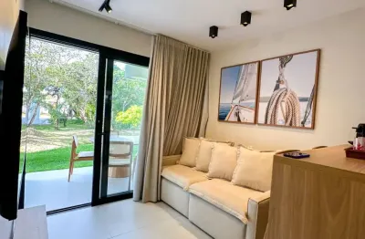 Village a venda em praia do forte com 2 quartos mobiliado e terreo no vila do lago