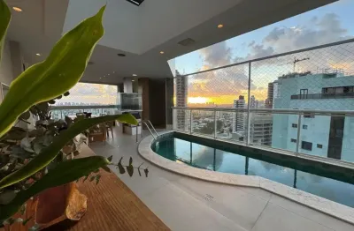 Cobertura a venda no loteamento aquarius com 3 suites piscina e área gourmet