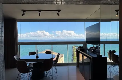 Apartamento a venda no cloc marina quarto e sala vista mar e alto luxo