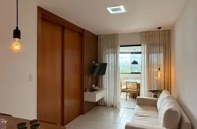 Apartamento a venda no salvador prime quarto e sala mobiliado nascente e varanda no caminho das árvores