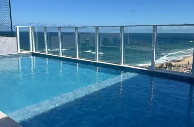 Apartamento studio a venda no smart amaralina com 1 quarto mobiliado e vista mar