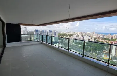 Apartamento a venda no caminho das árvores com 4 suites andar alto no belvedere hill