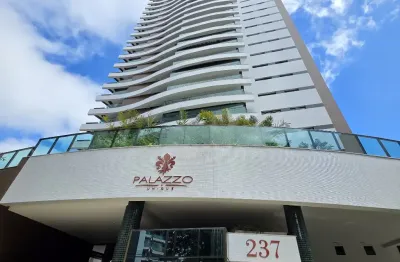 Apartamento a venda no caminho das árvores com 4 suites andar alto no palazzo unique