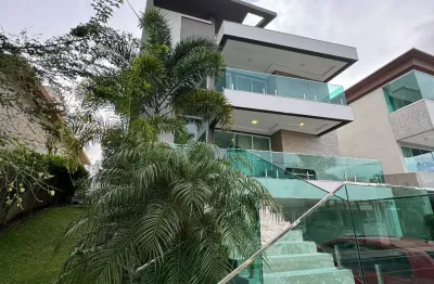 Casa a venda em alphaville 2 salvador com 5 suites piscina área gourmet e mobiliada