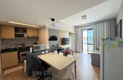 Apartamento a venda no caminho das árvores com 1 quarto mobiliado no mondial