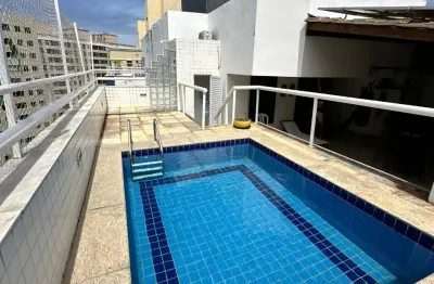 Cobertura a venda na pituba com 4 quartos piscina área gourmet e energia solar