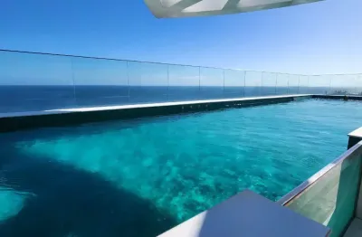 Apartamento a venda no nau barra com 2 quartos mobiliado reformado e vista mar