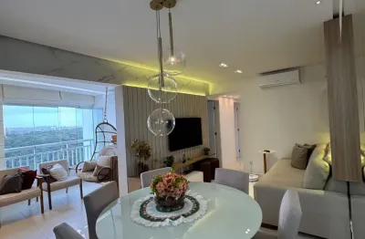 Apartamento a venda no imbui com 3 quartos mobiliado no único residencial