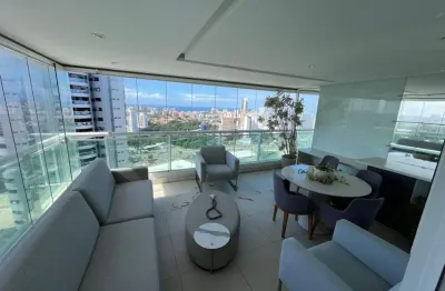 Apartamento para locação no mandarim caminho das árvores com 2 quartos varandão e vista mar
