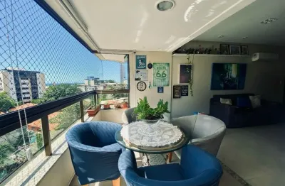 Apartamento a venda na pituba com 2 suites mobiliado nascente no parque dos coqueiros