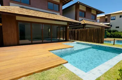 Casa a venda em itacimirim cm 4 suites piscina no cond marluá pé na areia