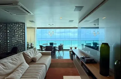 Apartamento a venda no d azur jaguaribe com 4 suites vista mar e reformado