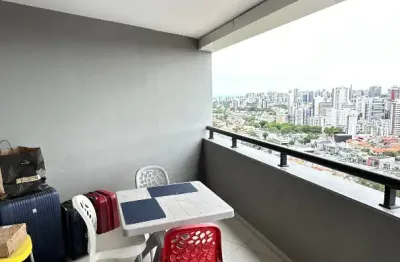 Apartamento a venda no caminho das árvores quarto e sala com varanda no boulevard side